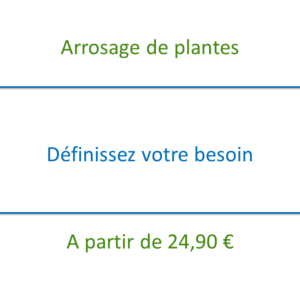 Service d'arrosage de plantes